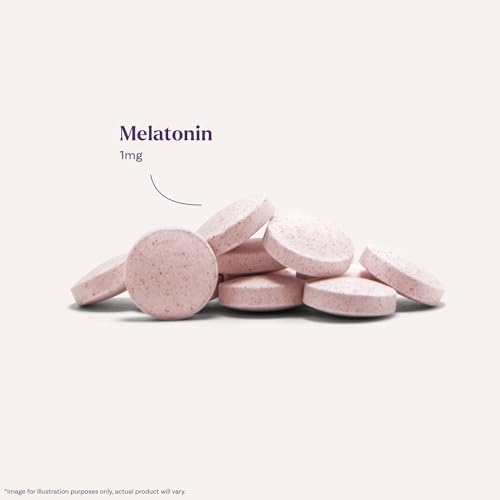 Natrol Melatonin 1 mg Fast Dissolve Tablets, Strawberry, 90 Count