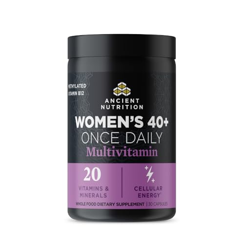Ancient Nutrition Methylated Multivitamin for Women 40+, Once Daily