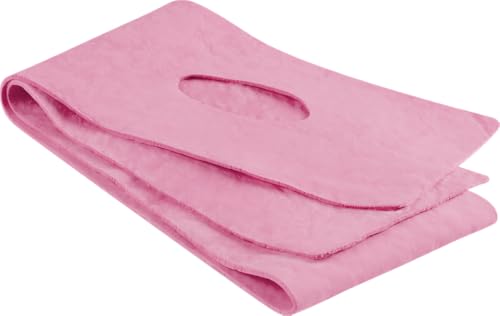 1373 ChillAway Evaporative Instant Cooling Towel Keyhole Scarf (Pink, One Size)