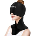 Cold Cap & Neck Ice Pack Wrap Gel Set, Hot Cooling Hat for Head & Cervical