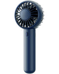 Gaiatop Mini Portable Fan, Navy Blue, Cute Design, Powerful Wind, Handheld and Desktop, Rechargeable Battery | Powerful 3 Speed with Desktop Base, Lightweight, Battery Powered for Travel Lash Makeup Girls Women Gift Navy Blue