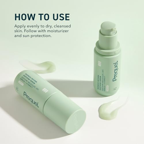 Prequel Skin Redness Corrector - Calming Face Serum, Oat Extract Sensitive