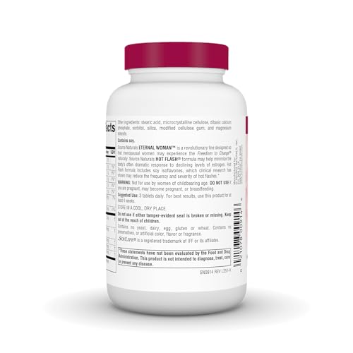 Source Naturals Hot Flash, 90 Tablets | Helps Reduce the Frequency of Hot Flashes*