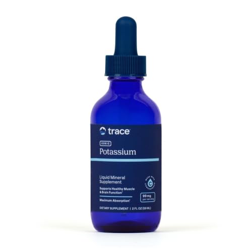 Trace Minerals Ionic Potassium Supplement, 99 mg, Liquid Drops, 2 fl oz