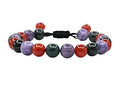 Amazing Gemstone Bracelet for Menopause - Bloodstone Lepidolite Carnelian Bracelet Set for Men Women Healing Calming Anxiety Stress Relief Gifts Pulseras Para Hombres Mujer Stocking Stuffers