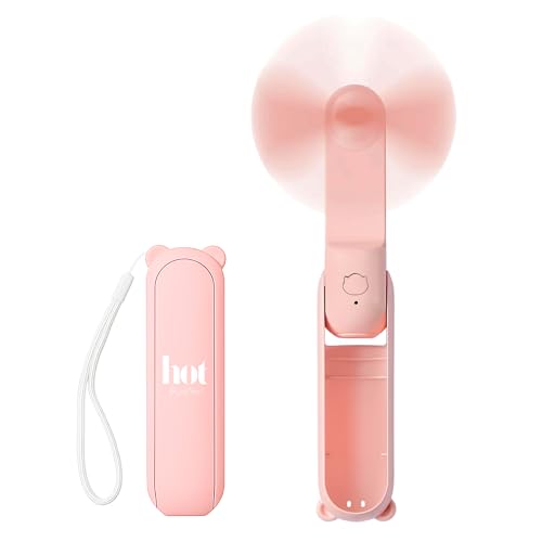 Hot Flash Relief Fan for Women – Portable Stylish Mini Fan for Menopause, Perimenopause, Night Sweats – USB Rechargeable, Quiet, Portable Cooling Device for Purse, Travel, Summer, Gifts, Festivals