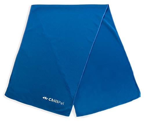 Chill Pal Mesh Cooling Towel (Blue, 12 x 40 inch)