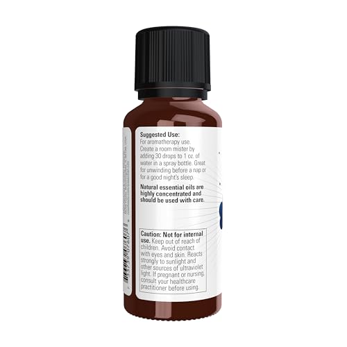 NOW Essential Oils, Peaceful Sleep Oil Blend, Sleep Blend, 1 fl. oz