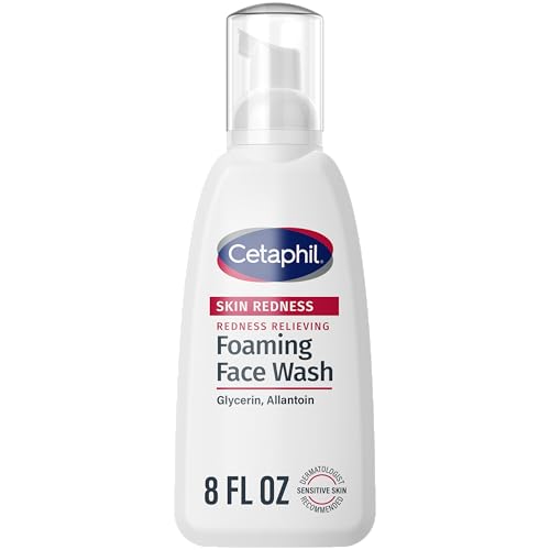 Cetaphil Kızarıklık Giderici Köpüren Yüz Temizleyici, Hassas Ciltler İçin, 237 ml