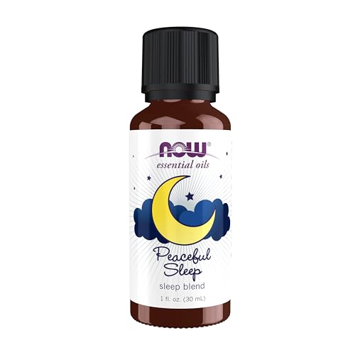 NOW Essential Oils, Peaceful Sleep Oil Blend, Sleep Blend, 1 fl. oz