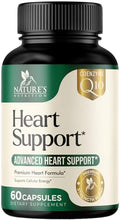 Heart Health Supplement – Complete 22-Ingredient Heart Support & Energy Formula - with Magnesium, CoQ10, L-Arginine, L-Citrulline, Hawthorn & Resveratrol - Bottled in USA for Women & Men – 60 Capsules