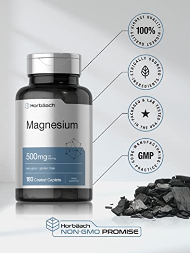 Horbäach Magnesium 500mg | 180 Caplets