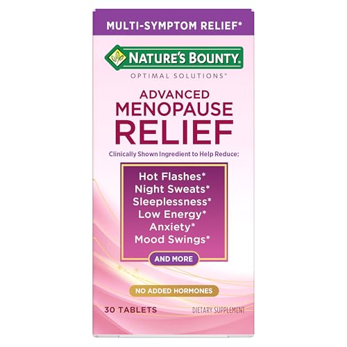 Nature's Bounty Optimal Solutions Advanced Menopause Relief Supplements