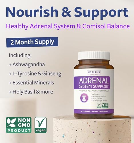 Adrenal System & Cortisol Manager – 60 Capsules (2‑Month Supply)