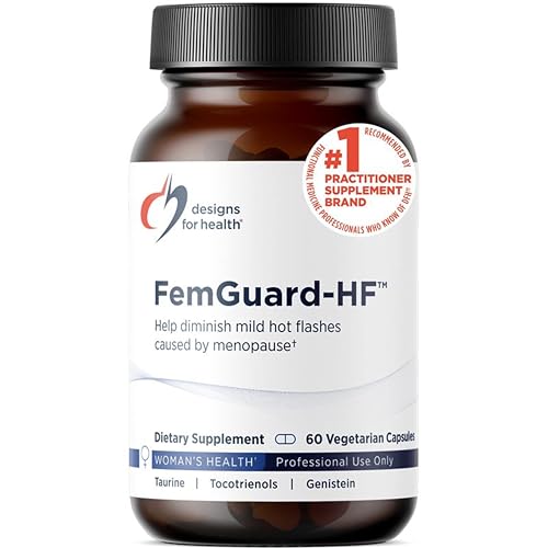 Designs for Health FemGuard-HF - Help Diminish Mild Menopause Hot Flashes - Peri & Menopause Supplements for Women to Support Healthy Aging, Hormonal Balance & Bone Health (60 Capsules)