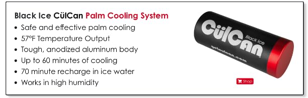 The CulCan by Black Ice Cooling. Unique Hand, Palm, and Body Cooling Device Helps You Cool Down Rapidly to Improve the Quality of Your Workouts, Outdoor Activities and Comfort in Hot Summer Weather