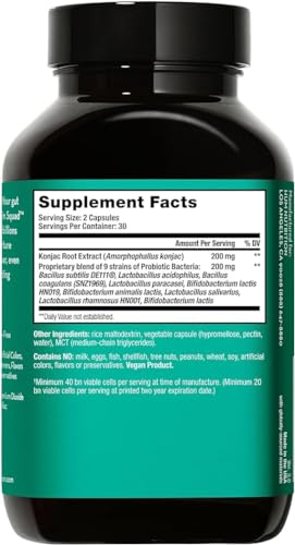 HUM Skin Squad Probiotic & Prebiotic, Skin & Gut Health Support, 60 Count