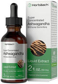 Horbäach Ashwagandha Liquid Drops | 2 Fl Oz | Tincture Root Extract