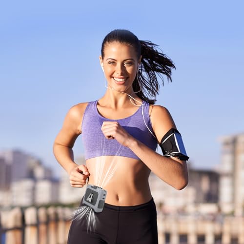 FANSYJKJ Portable Waist Fan Personal Fan | Cooling Body,Clip Belt Shirt Fans For Outdoor,5 Speed,Max 55H Runtime,Low Noise