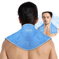 REVIX Neck Ice Pack Wrap – Reusable Hot Cold Gel Pack for Neck and Shoulder | Large Flexible Design with Soft Plush Lining, Cervical Gel Ice Wrap Ideal for Post-Workout Recovery, Fatigue & Relaxation