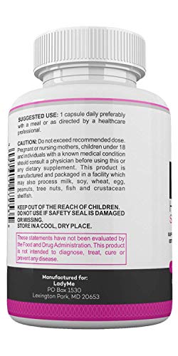 DIM Supplement for Women 150mg - Hormone Balance Support Complex by LadyMe (60 Capsules)