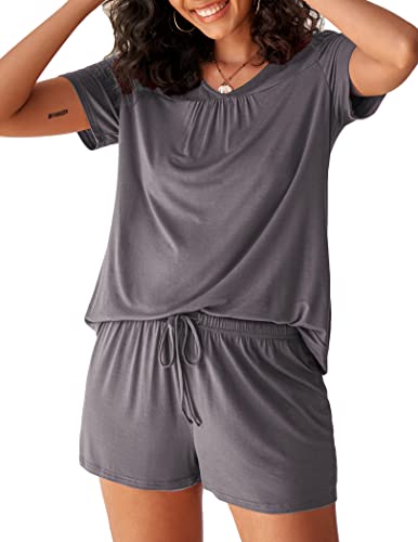 Avidlove Women's Shorts Pajama Set Short Sleeve Sleepwear Nightwear Pjs S-XXL