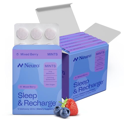 Neuro Sleep & Recharge Meltaway Mints, Mixed Berry, 72 Count
