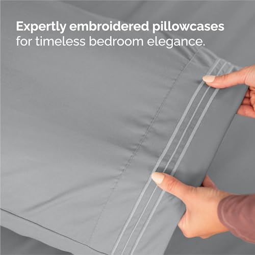 King Size 4 Parça Nevresim Takımı - Nefes Alabilen ve Serinletici Nevresimler - Çelik Mavisi