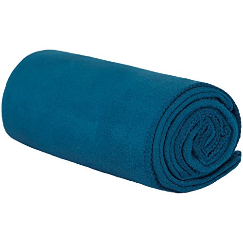 GoSweat Non-Slip Hot Yoga Towel with Super-Absorbent Soft Suede Microfiber in Many Colors, for Bikram Pilates and Yoga Mats.