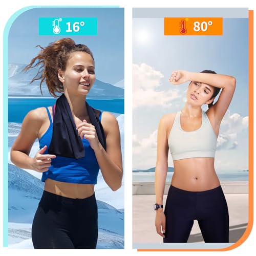 Cooling Towel (40"x12") - for Neck/Face, Ice Towel,Chilly Towel, Cooling Neck Wraps for Hot Weather Instant Chill, Soft Microfiber for Yoga, Gym, Golf, Running,Workout, Outdoor Sports, Hiking