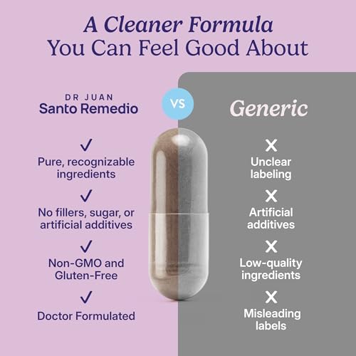 Santo Remedio Mujeres Hormonal Balance for Women - 30 Servings | Menopause Support for Hot Flashes, Night Sweats & Mood Swings - Hormone-Free Formula - 30 Capsules