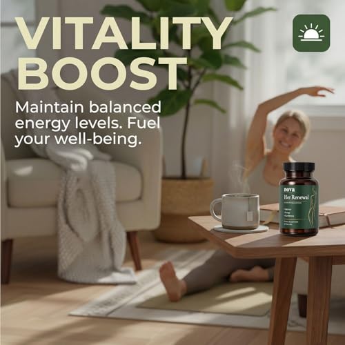 NOVA Menopause Supplements for Women, Menopouse Reliet & Uttaility, Comfort & Daily Well-Being, 60 Count (A)