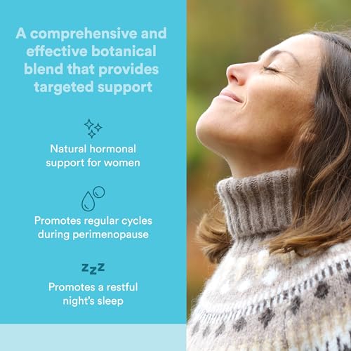Natural Factors - WomenSense MenoSense Menopause Formula, Natural Support for Hot Flashes & Night Sweats, 180 Vegetarian Capsules