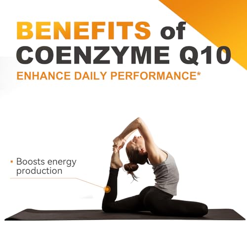 CoQ10 Gummies 200mg, Vegan Supplement for Adults (60 Gummies)