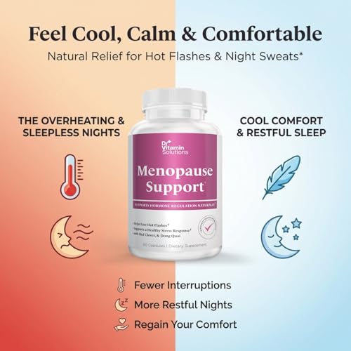 Menopause & Perimenopause Supplements for Women - Hot Flashes Relief