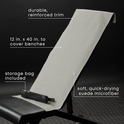 S&T INC. Gym Travel Towel, 1 Pack, Cooling Towels for Camping, Yoga, Home and Gym Bag, 1 Storage Bag Included, 12 Inch x 40 Inch, Microfiber, Grey