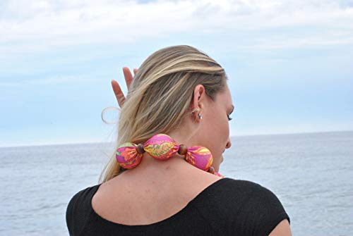 Nano-Ice Cooling Necklace | 2 Hours of Cooling Comfort for Hot Flashes, Menopause & Heat Intolerance | Paisley