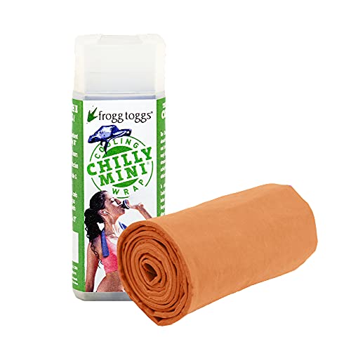 FROGG TOGGS Chilly Mini Cooling Neck Towel, 29" x 3" | Evaporative cooling technology, reusable design, machine washable