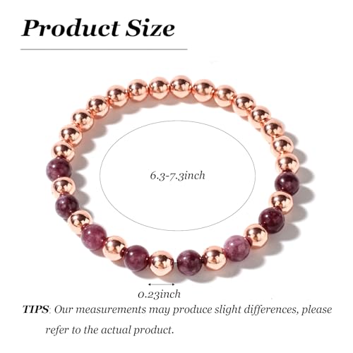 Dcfywl731 Menopause Balancing Bracelet Natural Stone Healing Beaded Bracelet for Anxiety Stress Relief Thoughtful Gift for Menopause Symptoms