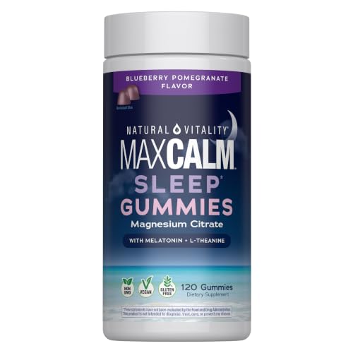 Natural Vitality Sleep Gummies | Magnesium, Melatonin & L-Theanine Formula