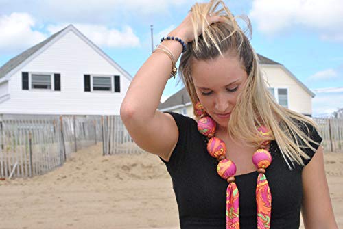 Nano-Ice Cooling Necklace | 2 Hours of Cooling Comfort for Hot Flashes, Menopause & Heat Intolerance | Paisley