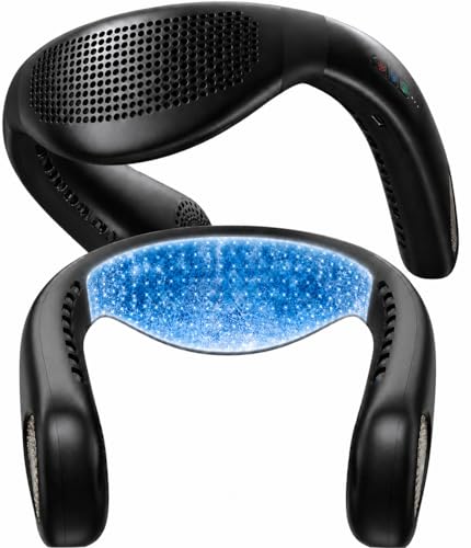 TORRAS COOLiFY Air 2026 Upgraded Neck Fan Air Conditioner, Dual-Airflow Pro Cooling, Ultra Light Portable Fan Rechargeable, Personal Cooling Fan Travel Essentials, Gift for Dad Husband Father, Black