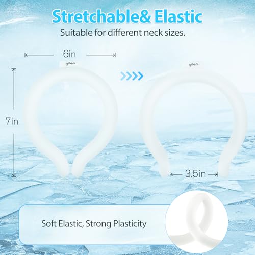 Neck CoolingTube with Insulated Bag, Reusable Neck Coolers Wearable Body Cooling Products for Hot Weather in Summer