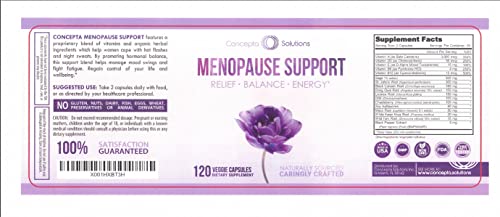 Menopause Support - Menopause Relief and Weight Management Support - for Hot Flashes, Night Sweats Relief and Energy - 120 Capsules - Made in USA