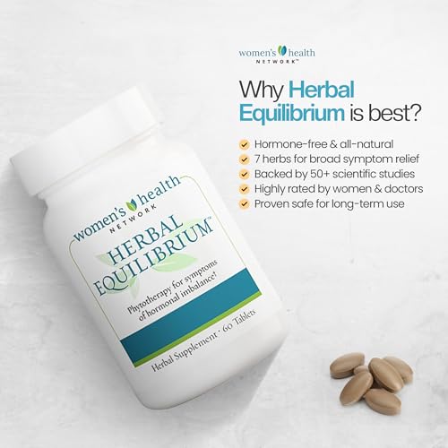 Herbal Equilibrium™ - Natural, Full-Spectrum Relief for Peri/Menopause Symptoms with 7 Proven Herbal extracts (30 Day Supply)