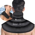 Neck Ice Pack Wrap for Neck & Shoulder Pain Relief, Black | Relief Soreness, Tension & Stiffness, Reusable Gel Cold Therapy, Soft Plush Lining, Hands-Free Wrap for Home, Gym Relaxtion