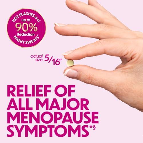 Estroven Complete Multi-Symptom Menopause Supplement for Women, 28 Count | Hot Flash & Night Sweat Relief*, Perimenopause Pre-menopause Support Hormone-free, Drug-free, Rhapontic Rhubarb, 1 Daily
