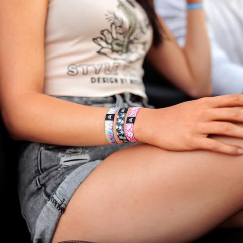 Coastal Bracelet for Men, Women & Teens - Comfy Tribal Print and Boho - Coastal Style Reversible Wristband