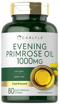 Carlyle Evening Primrose Oil Supplement 1000mg | 80 Softgel Capsules