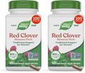 Nature's Way Red Clover Blossom Herb, Traditional Health Support for Women*, 800 mg per 2-Capsule Serving, Non-GMO Project Verified, Red Clover Supplement, 100 Vegan Capsules (Pack of 2)